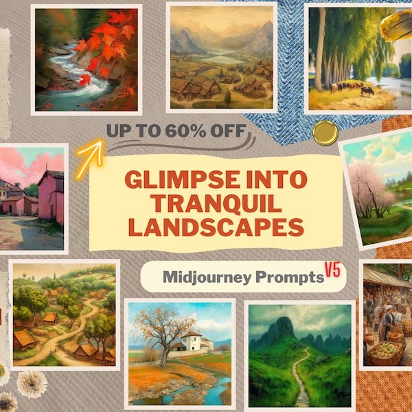 AI Artwork of Oil Painting Scenes, Midjourney AI Art Prompt, Customizable and Tested, High Quality, Digital Art, Digital Download