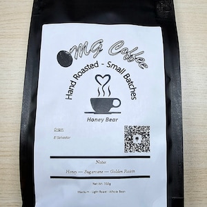 OMG Coffee Whole Bean Espresso - Honey, Sugarcane, and Golden Raisin - Medium Light Roast Espresso Beans – Hand Roasted in Small Batch