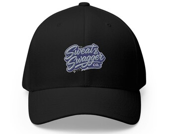 Sweat Swagger Script Logo Cap | Embroidered Structured Hat