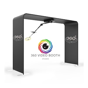 Sistema de marco para fotomatón superior 360, armazón para fotomatón superior 360, armazón superior 360 con su logotipo y color personalizados