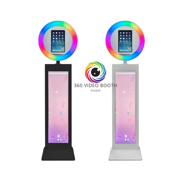 iPad Photo Booth, Customized Ring Light Photo Booth, Led Ring Booth, Photo Booth, Tablet Photo Booth Shell, Apple iPad Booth