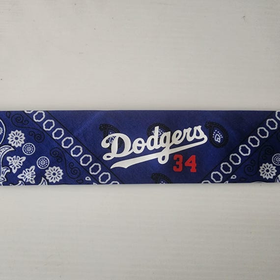 LA Dodgers 34 Bandana - Etsy