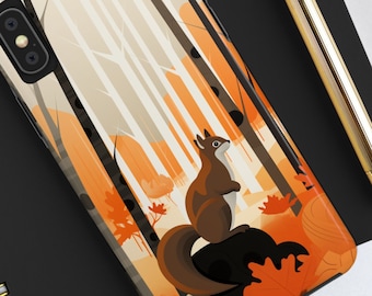 Squirrel Phone Case, Woodland Creature, Squirrel iPhone Case, iPhone 14 13 12 11 Pro Max, iPhone X 8 7