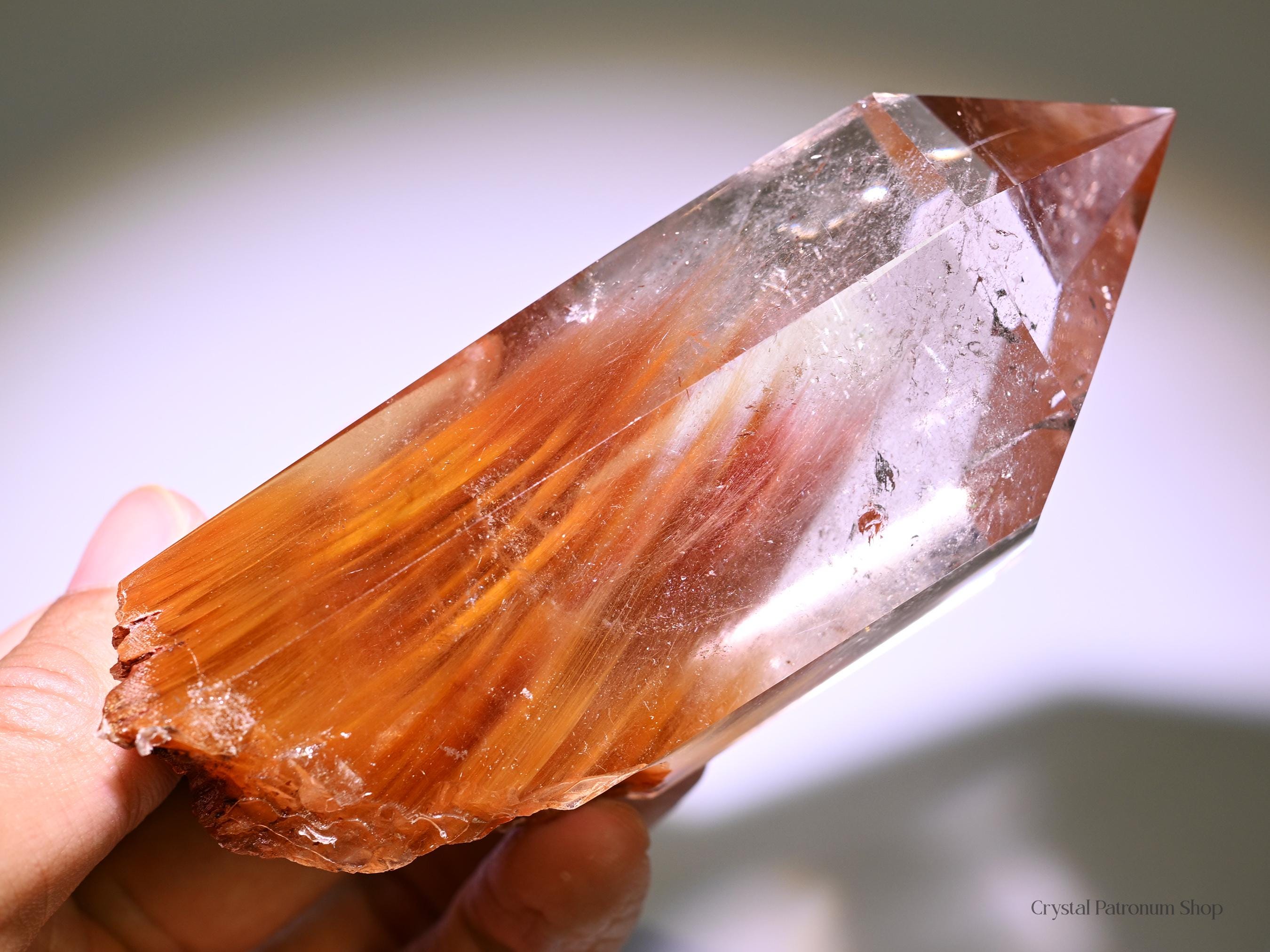 Fire red quartz tower - Etsy 日本