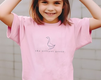 Silly Goose Kids Comfort Colors Tee Silly Goose Shirt for Kids Silliest Goose Tshirt Sibling Shirts Silly Goose Mommy and Me Shirt