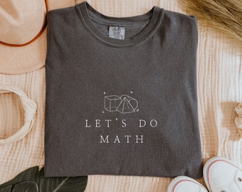 Minimalist Math Teacher Comfort Colors Shirt for Math Teacher Back to School Tshirt