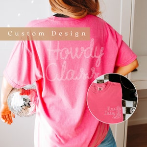 Custom Teacher Cowgirl Shirt Western Teacher Shirt Custom Grade Teacher Shirt Personalized Teacher Tee Texas Cowgirl Shirt for Teacher Name
