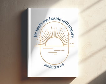 Prayer Journal Psalm Gift Christian Notebook for Bible Study Journal Christian Gift for Friend Religious Gift Idea for Church Group Notebook