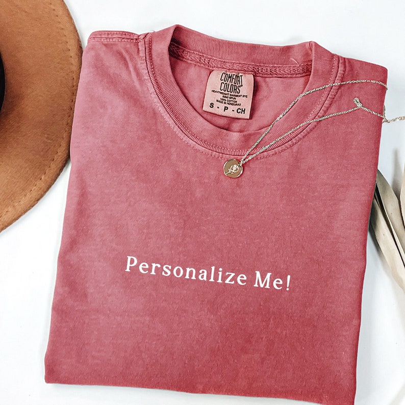 custom comfort colors shirt, personalized gift