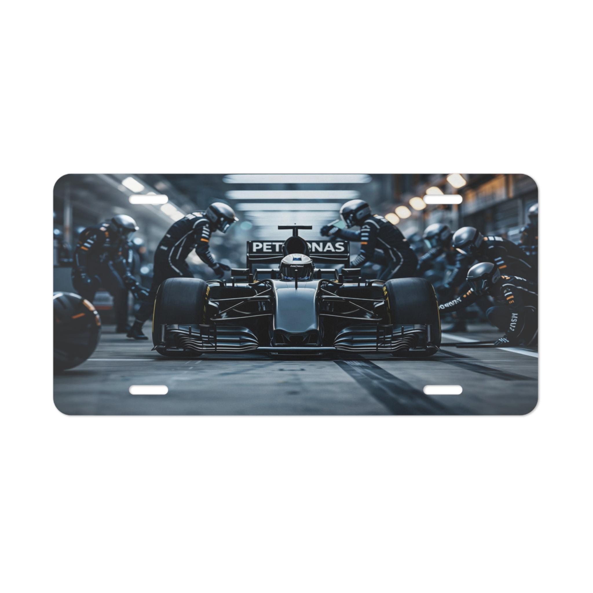 Formula Racing License Plate F1 Style Race Car Pit Crew Auto Tag ...