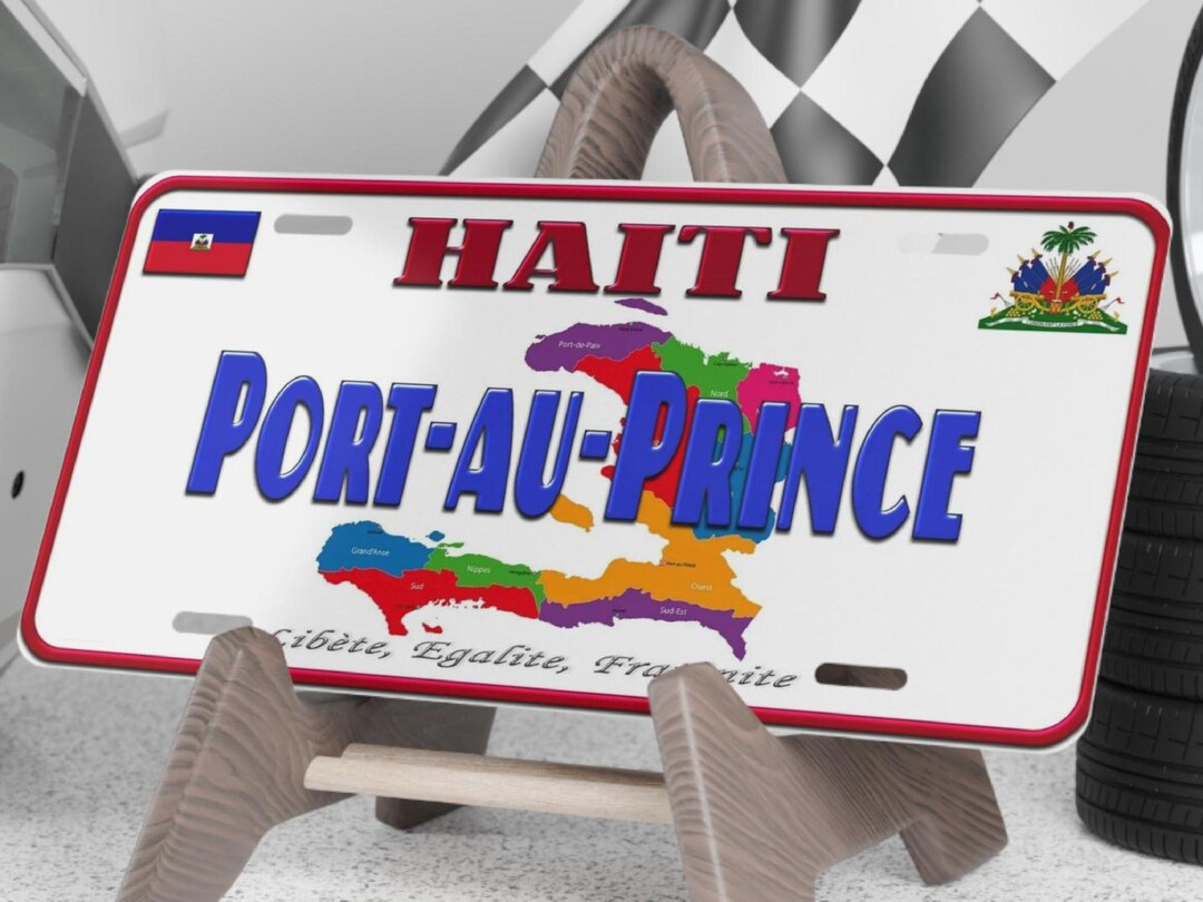 Haiti Port-au-prince License Plate - Etsy