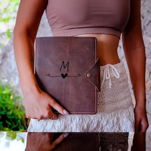 Cartera de cuero personalizada, regalos de Navidad para él, cartera de cuero personalizada, los mejores regalos para ella, regalos para él
