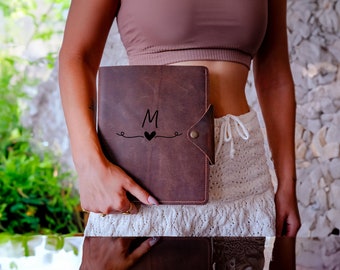 Personalized Leather Journal: Engraved A5 Notebook Cover