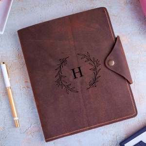 Portafolio de cuero personalizado, regalo de Navidad para ella, regalo personalizado de agradecimiento a los empleados, portafolios ejecutivo, regalo corporativo, regalo para el jefe