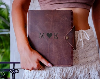 Custom Leather Padfolio, Personalized Portfolio, Graduation Gift