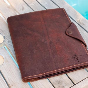 Regalo de graduación personalizado, portafolio de cuero personalizado A5, regalo de estudiante de pHd para ella, regalo de agradecimiento personalizado novia novio