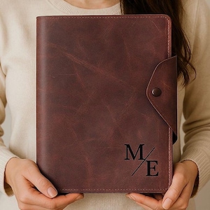 Portafolio de cuero personalizado, Portafolio de cuero personalizado, Portafolio personalizado, Regalo de empresa, Regalo de oficina, Regalo corporativo, Regalo de doctorado