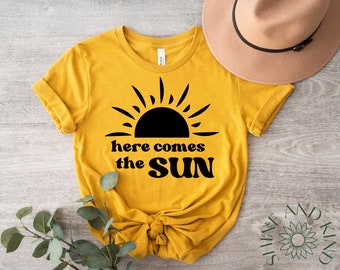 Here Comes the Sun SVG | Inspirational Sunshine Design (Digital Download)