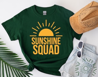 Sunshine Squad SVG PNG, Inspirational Summer Quote Design (Digital Download)