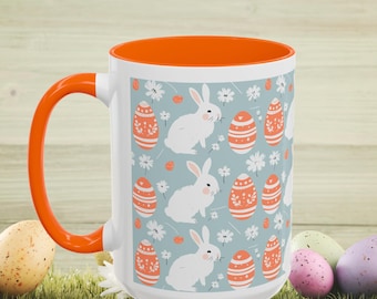 Spring Bunny Ceramic Mug: Easter Coffee & Tea Gift