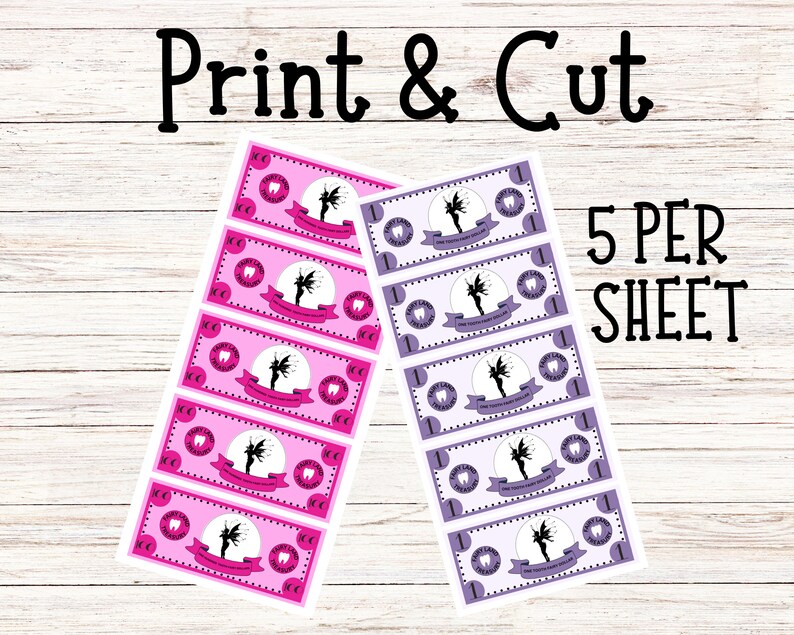 Tooth Fairy Printable Play Money - Fun Pretend Currency for Kids - Tooth Fairy Activity - Etsy ...