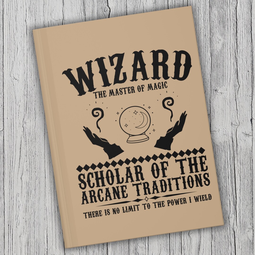 Wizard Journal Ringed Wizard RPG Journal | Spell Tracker Notebook, D&D Compatible - Etsy