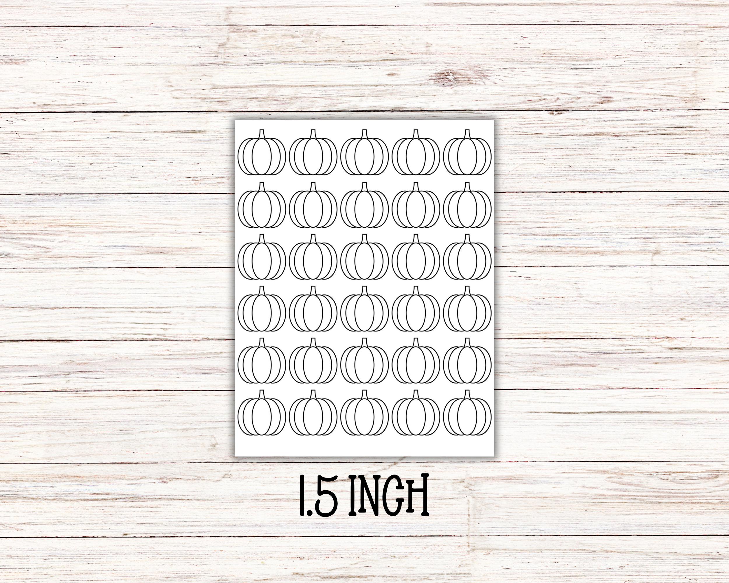 Pumpkin Template Bundle Diy Fall Craft Stencils Pdf Png 5 Sizes