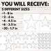 Printable Star Template Bundle, Kids Crafts, Coloring Page, Printable ...