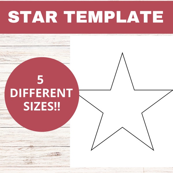 Star Cutouts - Etsy