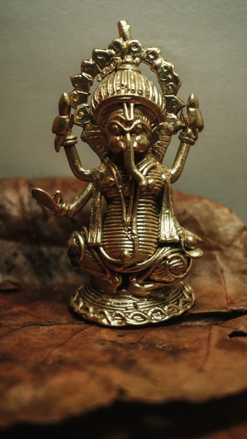 Moods of Ganesha Dokra Miniatures Collectibles image 1