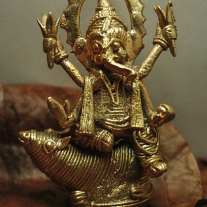 Moods of Ganesha Dokra Miniatures Collectibles image 4