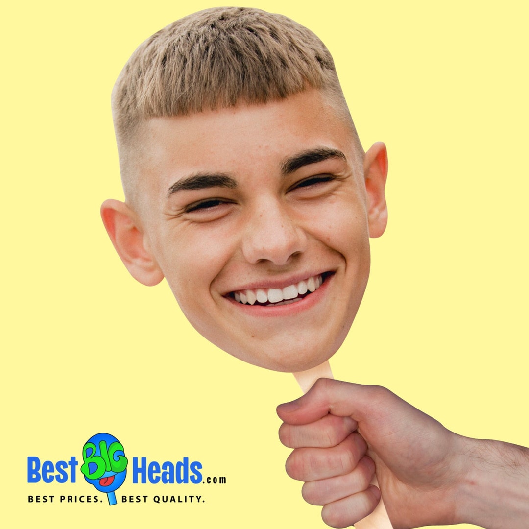 Cutouts Use Any Photo Best BIG Heads™ Face Cutouts on Sticks Cardboard