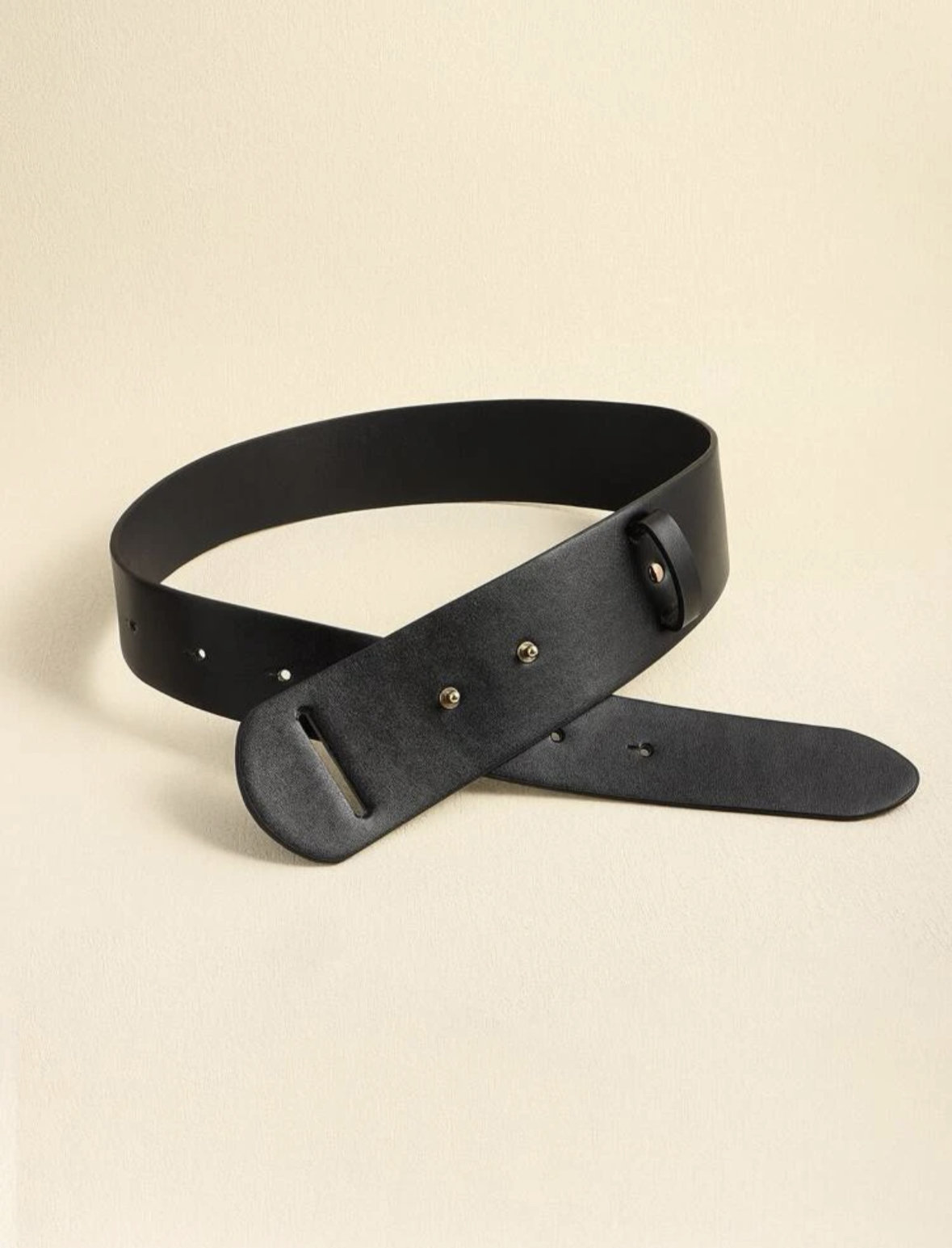 womens black waist belt