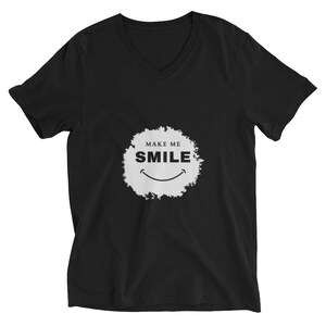 Unisex Short Sleeve V-Neck T-Shirt