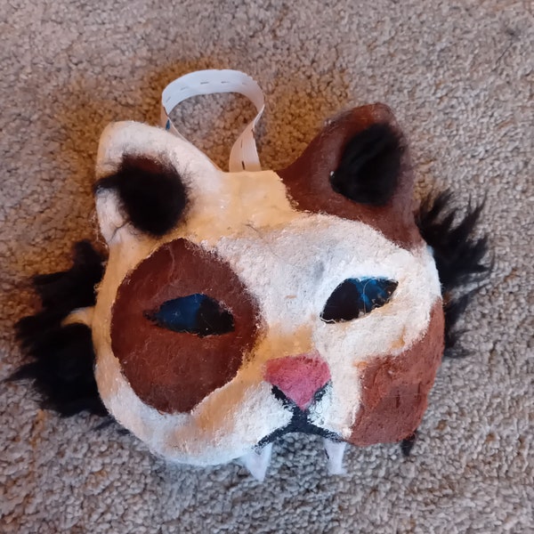 Brown-white spotted catmask (READ DESCRIPTION!!)
