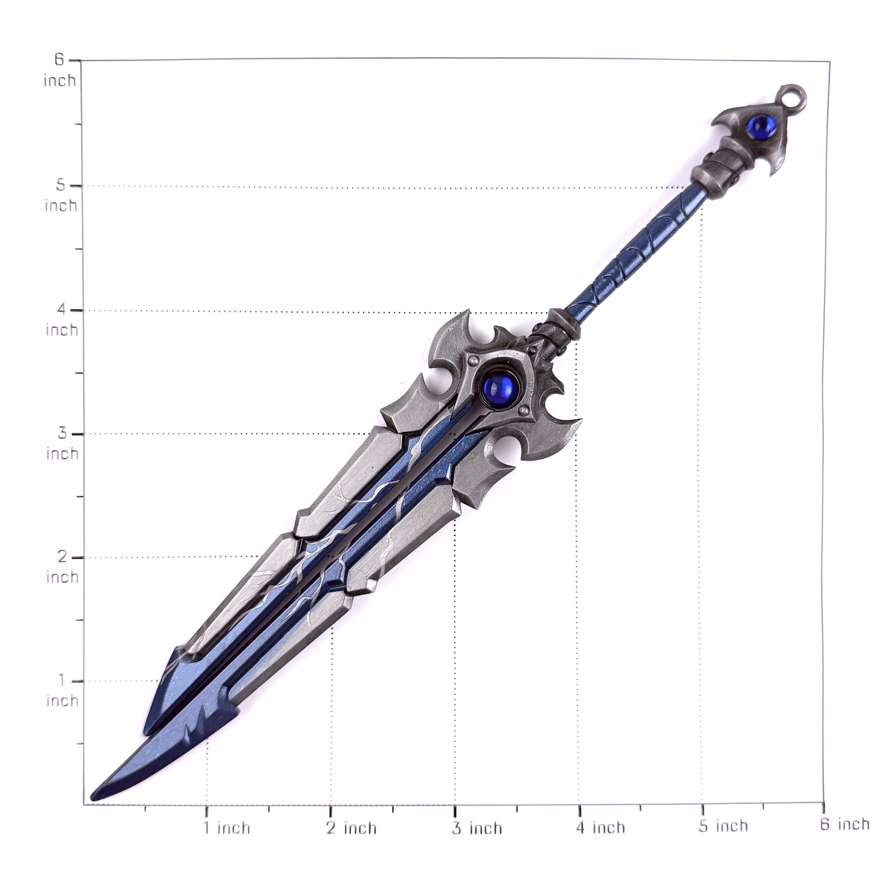 Wow World of Warcraft Legendary Weapons Metal Keychains - Blade of