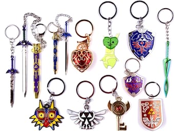 Zelda Metal Keychains, Tears of the Kingdom & Breath of the Wild