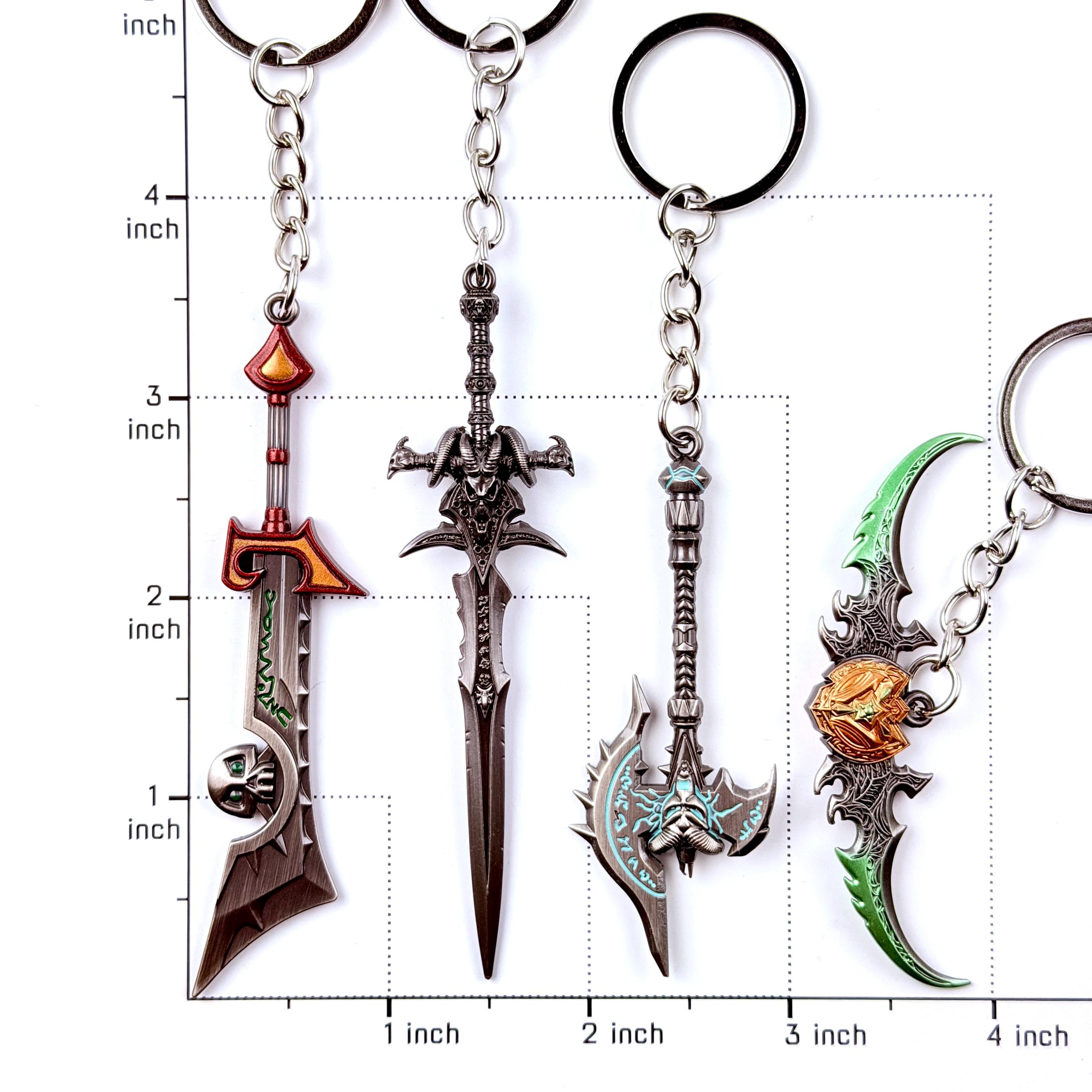 Wow World of Warcraft Legendary Weapons Metal Keychains - Blade of