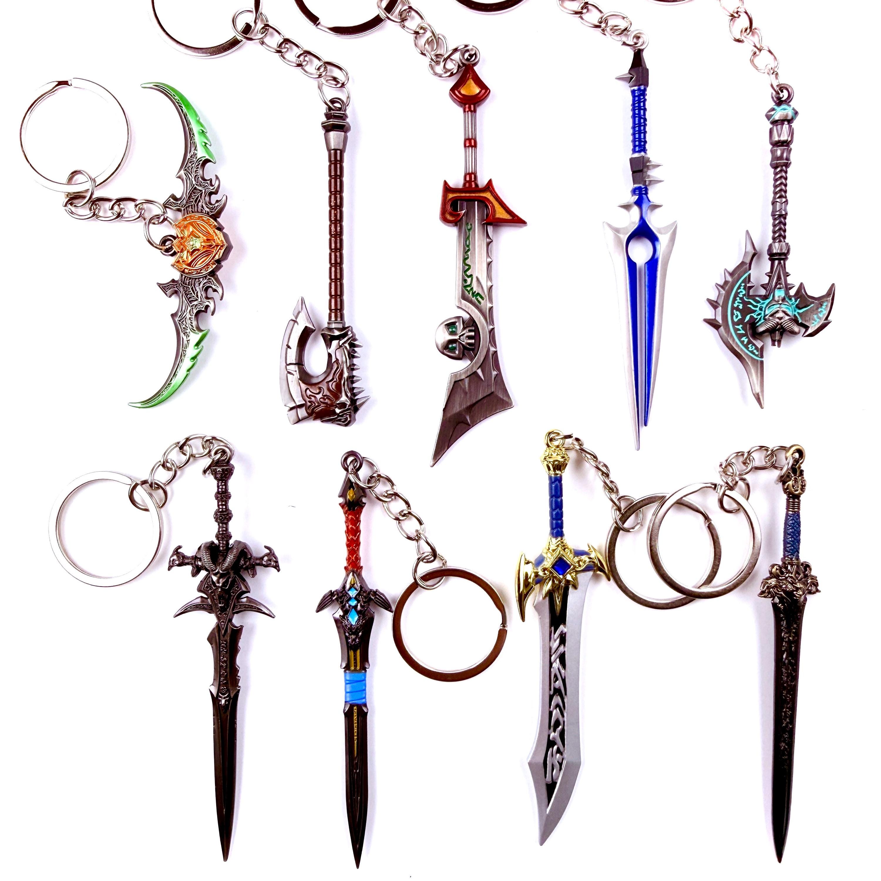 Wow World of Warcraft Legendary Weapons Metal Keychains - Blade of