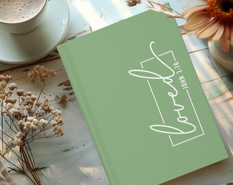 Diario de oración personalizado: Cuaderno de estudio bíblico cristiano con versículo