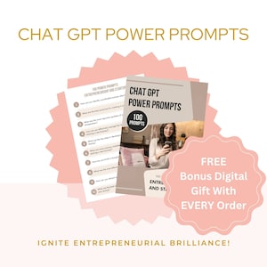 Unleash Your Entrepreneurial Potential: 100 Powerful Chat GPT Prompts for Startups & Entrepreneurs | Ignite Your Business with AI