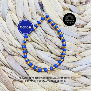 Pulsera Orisha Santería Eleke, Obatala, Ogun, Orula, Yemaya, Elegua, Oshun, Pulsera de Protección,Orisha Santería Eleke Pulsera De Protección imagen 9