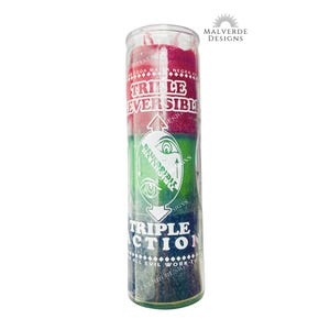 Triple Action Reversible Glass candle, Triple reversible, Reversible Candle, Cleanse Witchcraft,Velas de Vidrio Reversibles,Vela Reversible