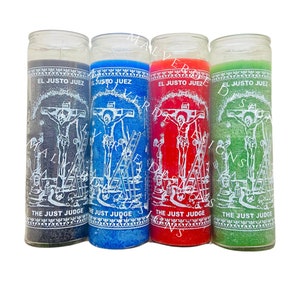 The Just Judge Candle, Religious Candle, El Justo Juez Vela de Hechizo