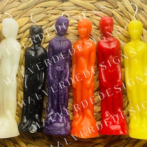 Male Figure Spell Candles,Spell Candles, Witchcraft/Cleansing,Velas de Hechizos de Figuras de hombre, velas de hechizos, brujería/limpieza