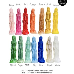 Female Figure Spell Candles,Spell Candles, Witchcraft/Cleansing,Velas de Hechizos de Figuras de mujer, velas de hechizos, brujería/limpieza