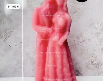 Roze huwelijkskaarsen van 9 inch, liefdeskaarsen, figuurkaarsen voor vrouwen en mannen, 9 inch pulgadas Velas de Matrimonio, Velas De Amor, Hombre y Mujer