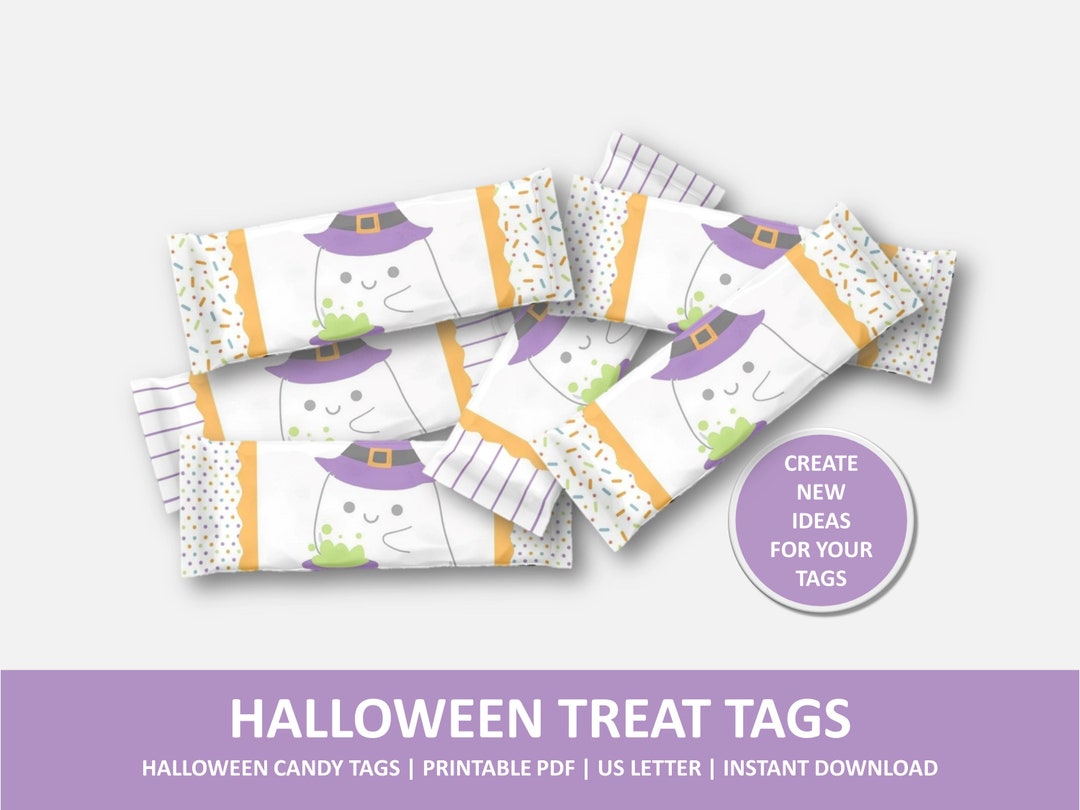 Printable Halloween Treat Tags - Etsy