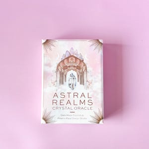 Oracle de cristal d'Astral Realms par Paige McLeod et Leah Shoman