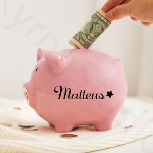 Tarro de ahorros para Año Nuevo: tarro de ahorros de cerámica, tarro de propinas para restaurantes para niños, regalos de cumpleaños para bebés, ideas de regalos únicos, regalos para el primer cumpleaños